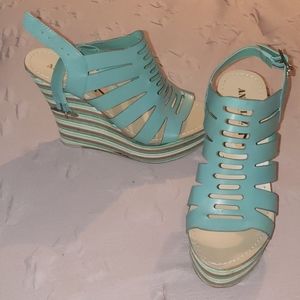 NWOB Anna Luz wedge sandals